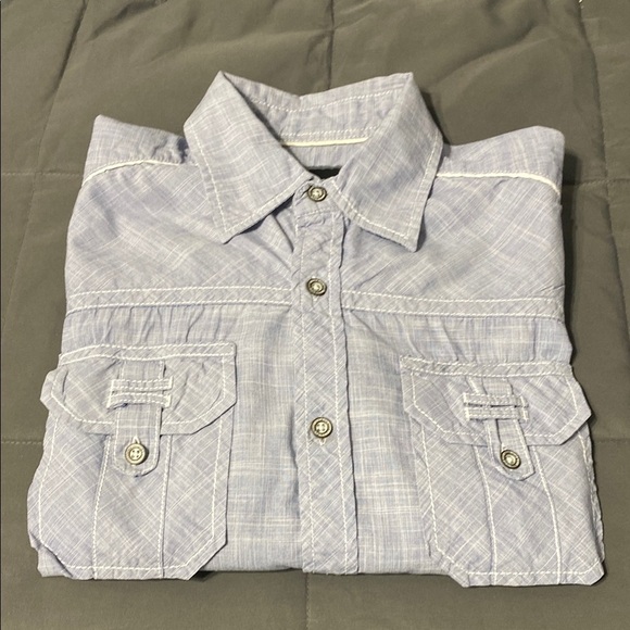 Buckle Black athletic fit long sleeved button down. Size Medium - Picture 1 of 7